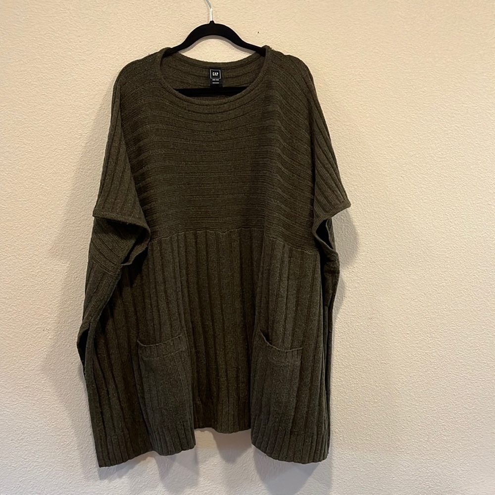 Gap knit poncho